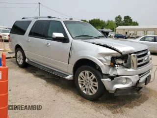2011 Ford Expedition Max Limited with VIN 1FMJK2A52BEF43470, listed as a Copart auction lot 58922495 with 227,929 mi miles and Salvage title. Bid and sale history available at DreamBid. Image 4.