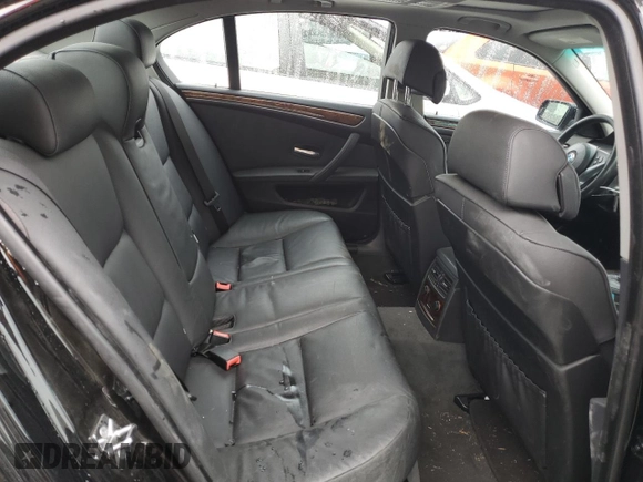 2008 BMW 5 Series 535i with VIN WBANW13528CN55573, listed as a Copart auction lot 48199295 with 82,883 mi miles and Clean Title. Bid and sale history available at carsss.com. Image 10.