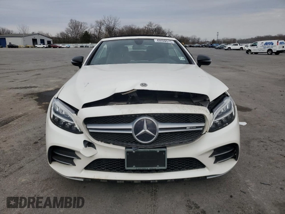 2019 Mercedes-Benz C 43 AMG with VIN WDDWK6EB4KF836501, listed as a Copart auction lot 49999575 with Not provided miles and Salvage title. Bid and sale history available at DreamBid. Image 5.