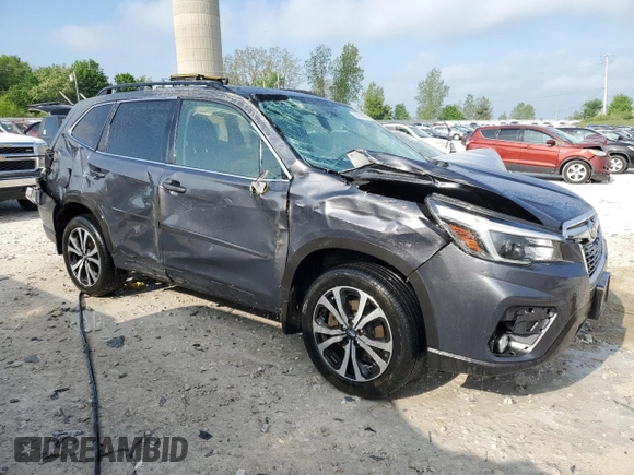 2021 Subaru Forester Limited with VIN JF2SKASC5MH591712, listed as a Copart auction lot 57068895 with 31,296 mi miles and Non repairable. Bid and sale history available at DreamBid. Image 4.