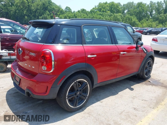 2013 MINI Countryman S with VIN WMWZC3C58DWP24865, listed as a IAAI auction lot 42386463 with 100,612 mi miles and . Bid and sale history available at DreamBid. Image 4.
