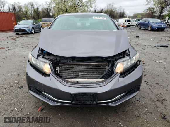 2014 Honda Civic Sedan EX with VIN 19XFB2F86EE211067, listed as a Copart auction lot 52796235 with 117,107 mi miles and Salvage Title. Bid and sale history available at carsss.com. Image 5.