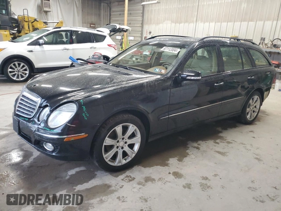 2009 Mercedes-Benz E 350 with VIN WDBUH87X29B413291, listed as a Copart auction lot 82112004 with 203,358 mi miles and Salvage Title. Bid and sale history available at DreamBid. Image 1.