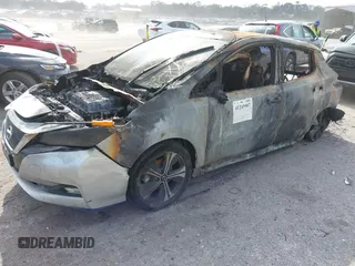 2020 Nissan LEAF SV Plus with VIN 1N4BZ1CP1LC306453, listed as a IAAI auction lot 41245907 with Not Provided miles and . Bid and sale history available at DreamBid. Image 2.