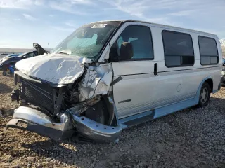 1999 GMC Savana Cargo Van YF7 Upfitter with VIN 1GDFG15RXX1161264, listed as a Copart auction lot 85604174 with 0 mi miles and Salvage Title. Bid and sale history available at carsss.com. Image 1.