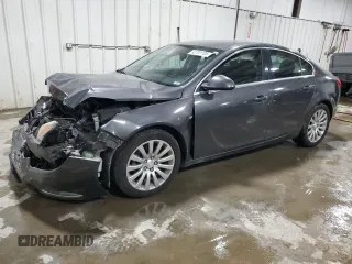 2011 Buick Regal CXL RL3 with VIN W04GR5EC5B1003777, listed as a Copart auction lot 42701105 with 0 mi miles and Salvage Title. Bid and sale history available at carsss.com. Image 1.