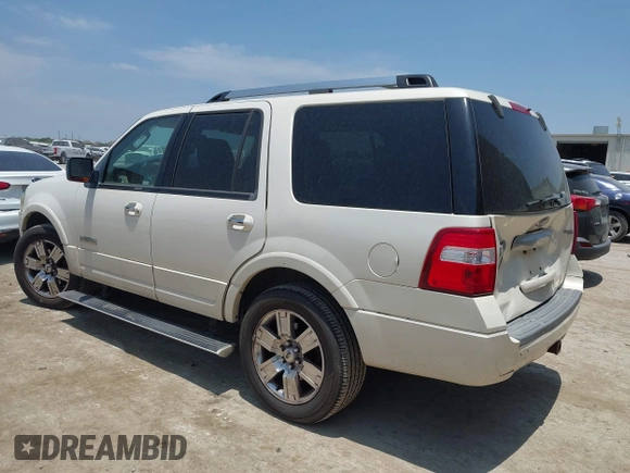 2008 Ford Expedition Limited z VIN 1FMFU19588LA51660, wystawiony jako IAAI lot #42322574 z przebiegiem 267 537 mil mil oraz . Historia ofert i sprzedaży dostępna na DreamBid. Obrazek 3.