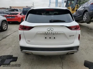 2022 Infiniti QX50 LUXE with VIN 3PCAJ5BB1NF109413, listed as a Copart auction lot 85925014 with 26,324 mi miles and Salvage Title. Bid and sale history available at carsss.com. Image 6.