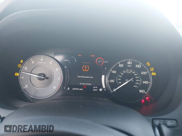 2019 Acura RDX with VIN 5J8TC1H32KL019306, listed as a IAAI auction lot 41937677 with 109,399 mi miles and . Bid and sale history available at DreamBid. Image 7.