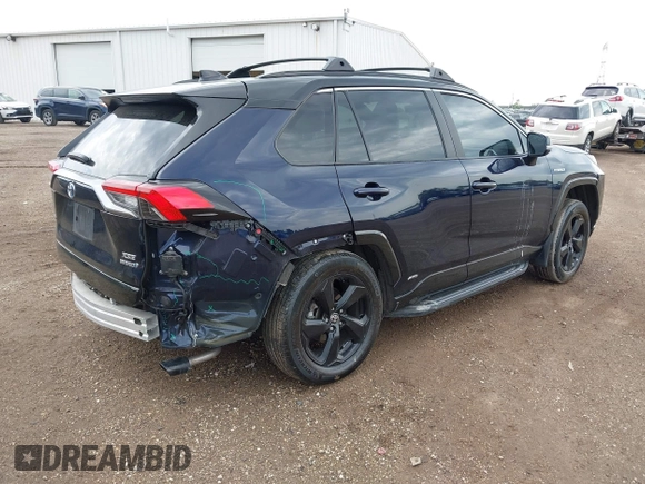 2021 Toyota RAV4 Hybrid XSE with VIN 4T3E6RFV0MU053245, listed as a IAAI auction lot 42426959 with 28,717 mi miles and . Bid and sale history available at DreamBid. Image 4.