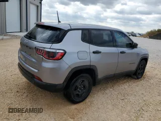 2018 Jeep Compass Sport z VIN 3C4NJCABXJT226961, wystawiony jako Copart lot #72119874 z przebiegiem 70 210 mil mil oraz Czysty tytuł • Clean title. Historia ofert i sprzedaży dostępna na DreamBid. Obrazek 3.