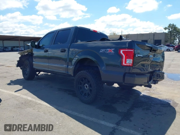 2017 Ford F-150 XL with VIN 1FTEW1EP8HKE21819, listed as a IAAI auction lot 41943856 with 1 mi miles. Bid and sale history available at carsss.com. Image 3.
