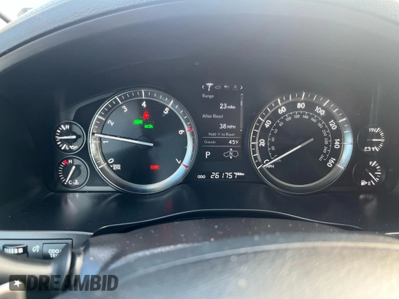 2018 Lexus LX 570 с VIN JTJHY7AX5J4265391, выставлен на аукционе Copart как лот 49247385 с пробегом 261 757 миль миль и Чистый • Clean title. История ставок и продаж доступна на DreamBid. Изображение 8.