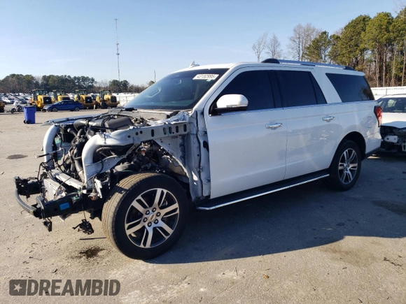 2022 Ford Expedition Max Limited with VIN 1FMJK1KT5NEA26076, listed as a Copart auction lot 43152995 with 80,413 mi miles and Salvage title. Bid and sale history available at DreamBid. Image 1.