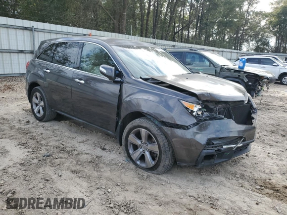2010 Acura MDX with VIN 2HNYD2H25AH519156, listed as a Copart auction lot 47426815 with 134,241 mi miles and Salvage Title. Bid and sale history available at carsss.com. Image 4.