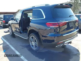 2020 Mercedes-Benz GLS with VIN 4JGFF5KE1LA207411, listed as a IAAI auction lot 41896706 with 31,843 mi miles. Bid and sale history available at carsss.com. Image 3.