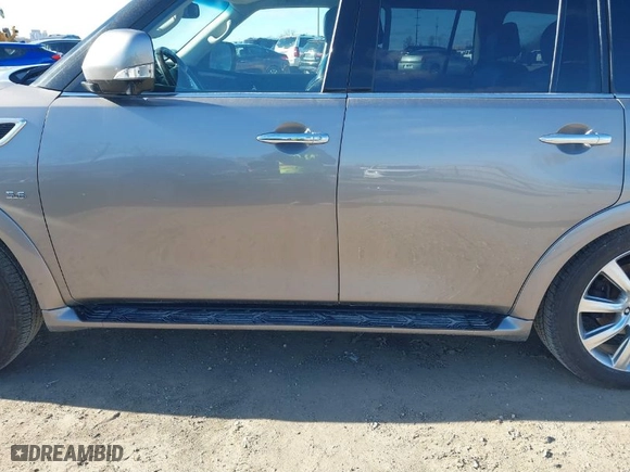 2014 Infiniti QX80 with VIN JN8AZ2NE1E9066820, listed as a IAAI auction lot 41806522 with NaN miles. Bid and sale history available at carsss.com. Image 14.