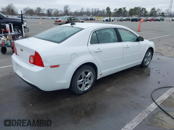 2012 Chevrolet Malibu 1LS with VIN 1G1ZB5E09CF333587, listed as a IAAI auction lot 41990688 with 136,183 mi miles and . Bid and sale history available at DreamBid. Image 4.