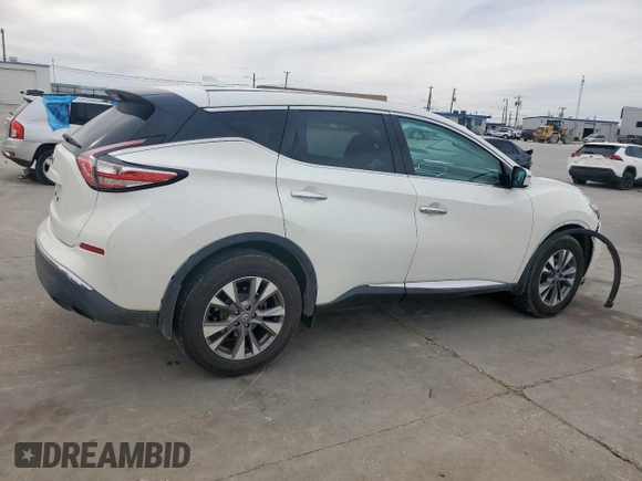 2018 Nissan Murano S with VIN 5N1AZ2MG6JN179643, listed as a Copart auction lot 48933545 with 123,739 mi miles and Salvage Title. Bid and sale history available at DreamBid. Image 3.