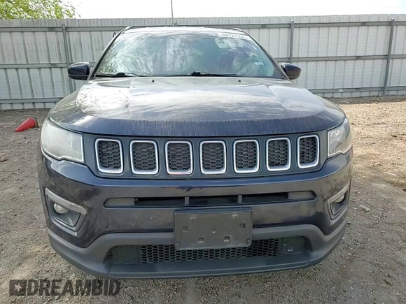 2018 Jeep Compass Latitude with VIN 3C4NJCBB4JT408010, listed as a Copart auction lot 48127335 with 105,866 mi miles and Salvage Title. Bid and sale history available at DreamBid. Image 11.