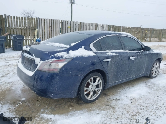 2012 Nissan Maxima 3.5 SV with VIN 1N4AA5AP1CC854269, listed as a IAAI auction lot 41626501 with 187,381 mi miles. Bid and sale history available at carsss.com. Image 4.