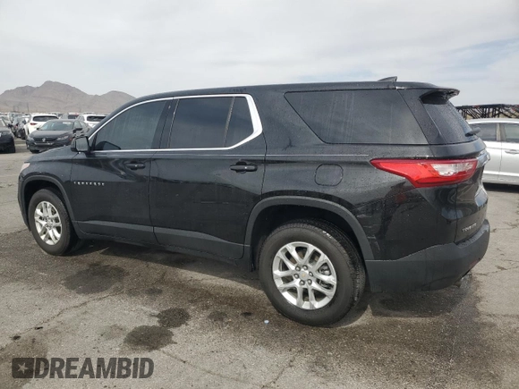 2020 Chevrolet Traverse LS with VIN 1GNERFKWXLJ257852, listed as a Copart auction lot 49618675 with 83,057 mi miles and Clean Title. Bid and sale history available at carsss.com. Image 2.