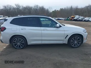 2022 BMW X3 xDrive30i with VIN 5UX53DP0XN9K46338, listed as a IAAI auction lot 41590856 with 12,163 mi miles and . Bid and sale history available at DreamBid. Image 13.