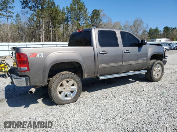 2013 GMC Sierra 1500 SLT with VIN 3GTP2WE71DG236708, listed as a Copart auction lot 50181885 with 205,620 mi miles and Salvage title. Bid and sale history available at DreamBid. Image 3.