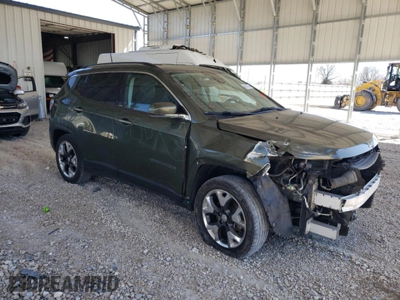 2018 Jeep Compass Limited with VIN 3C4NJCCB1JT406861, listed as a Copart auction lot 48537535 with 132,091 mi miles and Salvage Title. Bid and sale history available at carsss.com. Image 4.