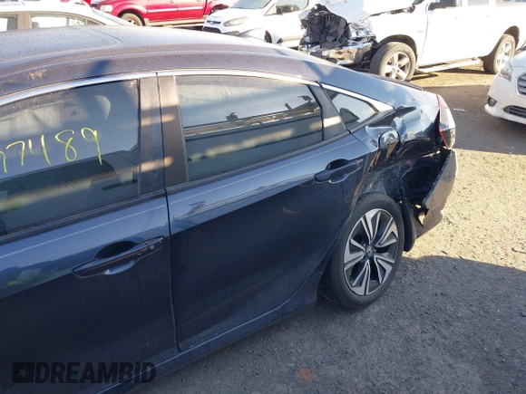 2017 Honda Civic Sedan EX-L with VIN 19XFC1F75HE022400, listed as a IAAI auction lot 41677489 with 157,237 mi miles. Bid and sale history available at carsss.com. Image 6.
