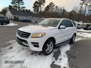 2014 Mercedes-Benz M ML 550 with VIN 4JGDA7DB0EA408983, listed as a Copart auction lot 42161095 with 115,482 mi miles and Clean Title. Bid and sale history available at carsss.com. Image 1.