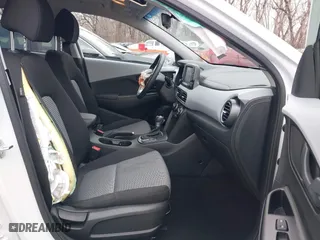 2021 Hyundai Kona SEL with VIN KM8K22AA8MU602483, listed as a IAAI auction lot 41450400 with 34,628 mi miles. Bid and sale history available at carsss.com. Image 5.