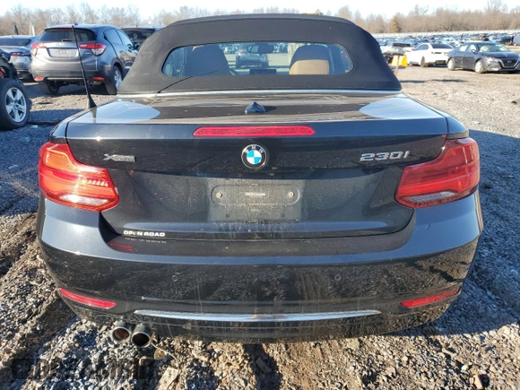 2019 BMW 2 Series 230i xDrive with VIN WBA2K1C59KVD41807, listed as a Copart auction lot 45093695 with 105,805 mi miles and Salvage Title. Bid and sale history available at carsss.com. Image 6.