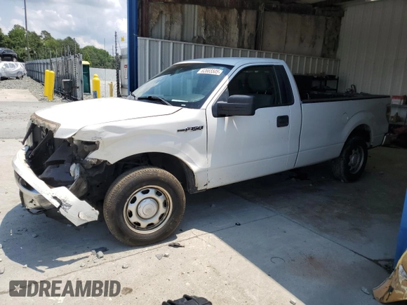 2012 Ford F-150 XL with VIN 1FTNF1CF9CKD27242, listed as a Copart auction lot 62665505 with 202,023 mi miles and Salvage title. Bid and sale history available at DreamBid. Image 1.