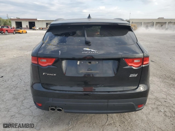 2018 Jaguar F-PACE 20d Prestige with VIN SADCK2FN4JA255658, listed as a Copart auction lot 70101664 with 0 mi miles and Salvage Title. Bid and sale history available at carsss.com. Image 6.