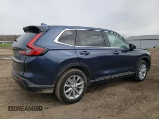 2025 Honda CR-V EX-L with VIN 7FARS4H76SE018005, listed as a Copart auction lot 52737255 with 147 mi miles and Salvage Title. Bid and sale history available at carsss.com. Image 3.