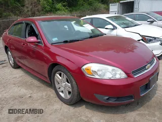 2011 Chevrolet Impala LT Fleet with VIN 2G1WG5EK2B1274359, listed as a IAAI auction lot 42369941 with 123,038 mi miles and . Bid and sale history available at DreamBid. Image 1.