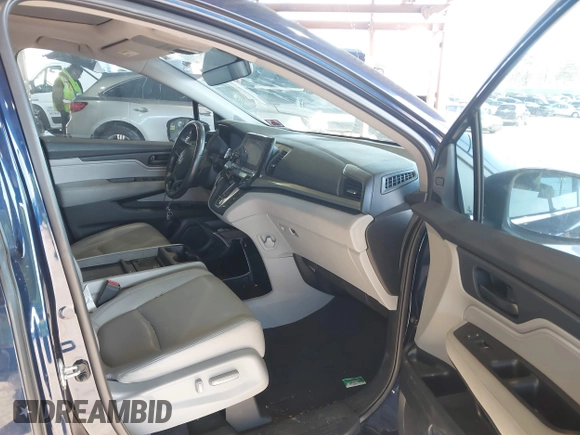 2019 Honda Odyssey EX-L z VIN 5FNRL6H74KB126773, wystawiony jako IAAI lot #41800523 z przebiegiem 46 982 mil mil oraz . Historia ofert i sprzedaży dostępna na DreamBid. Obrazek 5.