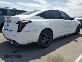 2022 Cadillac CT5 Sport with VIN 1G6DP5RK1N0114209, listed as a Copart auction lot 66781774 with 30,674 mi miles and Salvage Title. Bid and sale history available at DreamBid. Image 3.