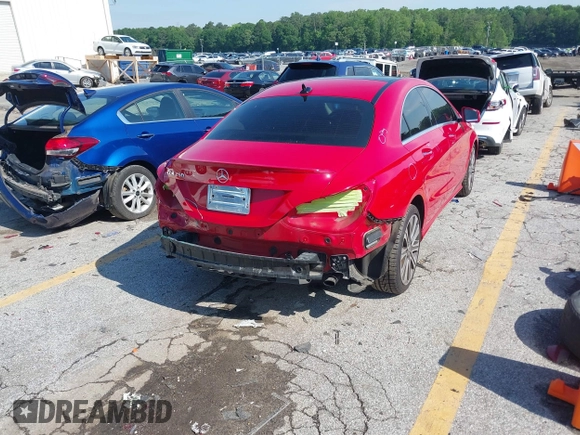 2018 Mercedes-Benz CLA 250 with VIN WDDSJ4EB0JN688003, listed as a IAAI auction lot 42241464 with 132,337 mi miles and . Bid and sale history available at DreamBid. Image 4.