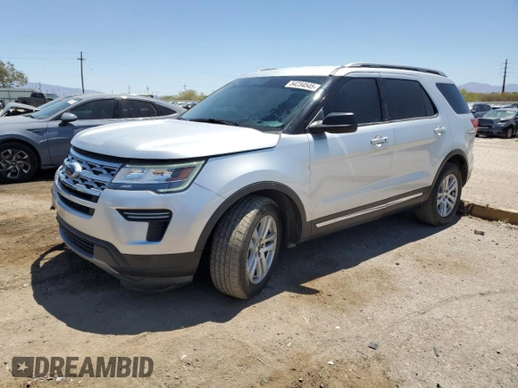 2018 Ford Explorer XLT with VIN 1FM5K7D83JGC87203, listed as a Copart auction lot 54234545 with 108,272 mi miles and Salvage Title. Bid and sale history available at DreamBid. Image 1.