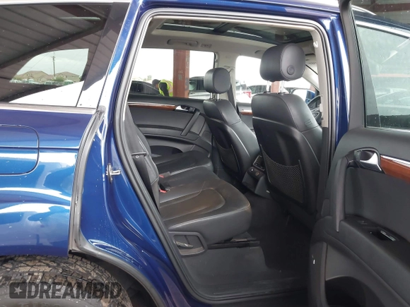 2015 Audi Q7 Premium Plus with VIN WA1LGAFE7FD010831, listed as a IAAI auction lot 41746007 with 106,796 mi miles and . Bid and sale history available at DreamBid. Image 8.