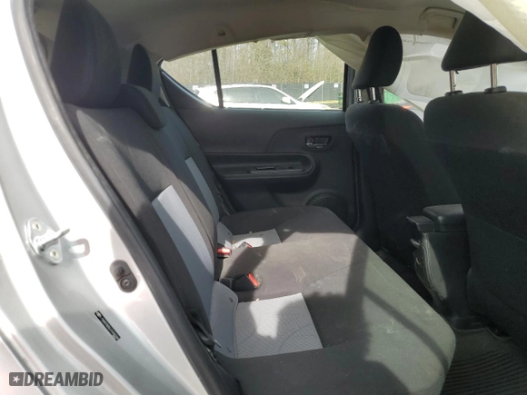 2018 Toyota Prius c One with VIN JTDKDTB36J1606226, listed as a Copart auction lot 48355875 with 0 mi miles and Salvage Title. Bid and sale history available at carsss.com. Image 10.