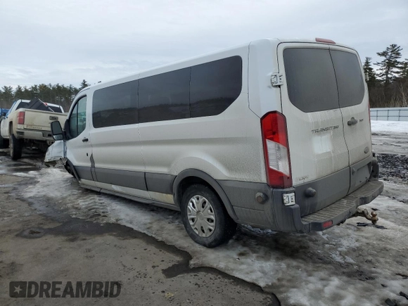 2015 Ford Transit XL with VIN 1FBZX2YM8FKA54542, listed as a Copart auction lot 46326545 with 98,306 mi miles and Salvage title. Bid and sale history available at DreamBid. Image 2.