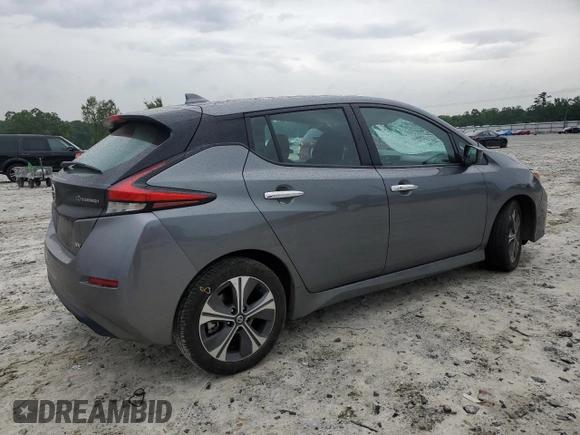 2018 Nissan LEAF SV with VIN 1N4AZ1CP1JC307031, listed as a Copart auction lot 58869215 with 99,621 mi miles and Salvage title. Bid and sale history available at DreamBid. Image 3.