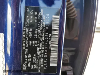 2020 Kia Optima LX with VIN 5XXGT4L32LG383106, listed as a Copart auction lot 43649615 with 128,213 mi miles and Salvage Title. Bid and sale history available at carsss.com. Image 13.