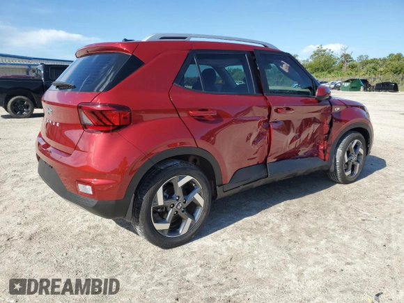 2024 Hyundai Venue Limited z VIN KMHRC8A30RU324332, wystawiony jako Copart lot #62459505 z przebiegiem 208 mil mil oraz Nie do naprawy • Non repairable. Historia ofert i sprzedaży dostępna na DreamBid. Obrazek 3.