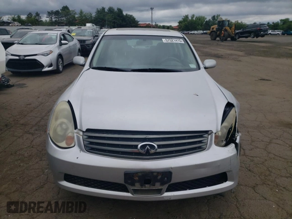 2006 Infiniti G35 z VIN JNKCV51F26M616815, wystawiony jako Copart lot #57521415 z przebiegiem 115 490 mil mil oraz Szkoda całkowita • Salvage title. Historia ofert i sprzedaży dostępna na DreamBid. Obrazek 5.