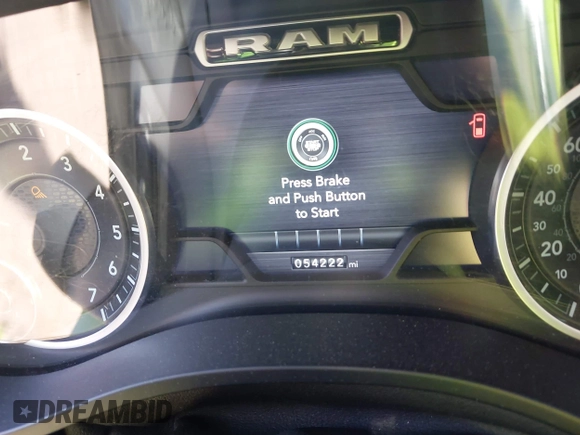 2019 Ram 1500 Big Horn z VIN 1C6SRFFT6KN733556, wystawiony jako IAAI lot #42151868 z przebiegiem 54 222 mil mil oraz . Historia ofert i sprzedaży dostępna na DreamBid. Obrazek 7.