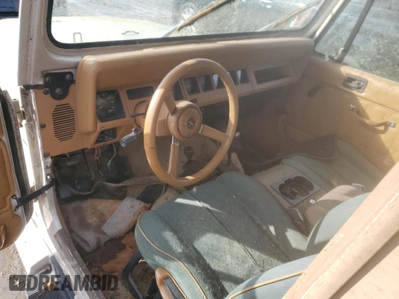 1995 Jeep Wrangler Sahara with VIN 1J4FY49S8SP207576, listed as a Copart auction lot 44385635 with 0 mi miles and Clean Title. Bid and sale history available at carsss.com. Image 8.
